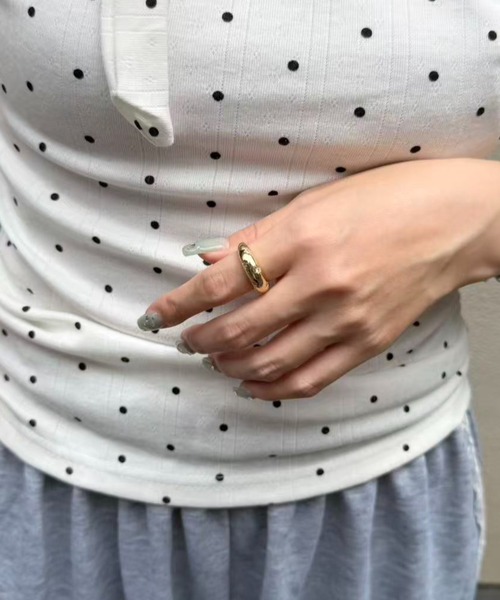 mebole(メボレ)の「round star ring(リング・レディース・ゴールド/シルバー・FREE)」の7枚目の写真