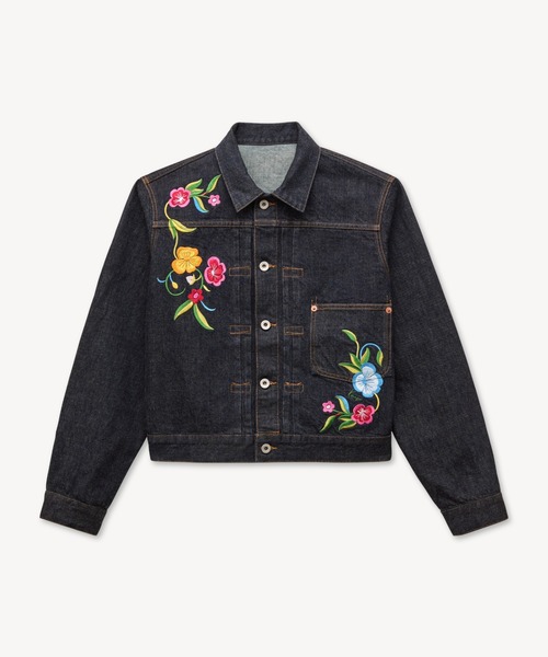 KENZO(ケンゾー)の「KENZO WILDFLOWER TRUCKER JACKET(デニムジャケット・レディース・ブルー系その他7・MEDIUM/SMALL/X-SMALL)」の3枚目の写真