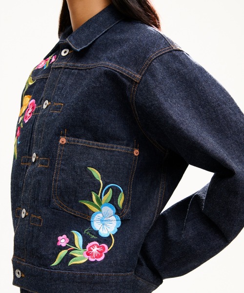 KENZO(ケンゾー)の「KENZO WILDFLOWER TRUCKER JACKET(デニムジャケット・レディース・ブルー系その他7・MEDIUM/SMALL/X-SMALL)」の5枚目の写真