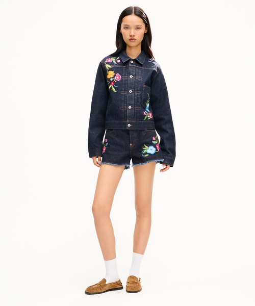 KENZO(ケンゾー)の「KENZO WILDFLOWER TRUCKER JACKET(デニムジャケット・レディース・ブルー系その他7・MEDIUM/SMALL/X-SMALL)」の6枚目の写真