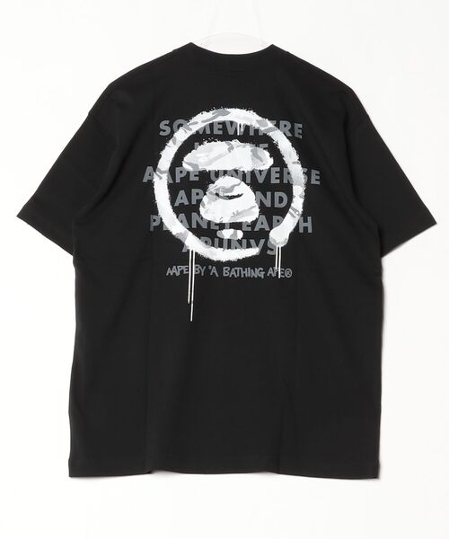AAPE BY A BATHING APE(エーエイプバイアベイシングエイプ)の「AAPE BASIC TEE(Tシャツ/カットソー・メンズ・ブラック・LARGE/MEDIUM)」の5枚目の写真