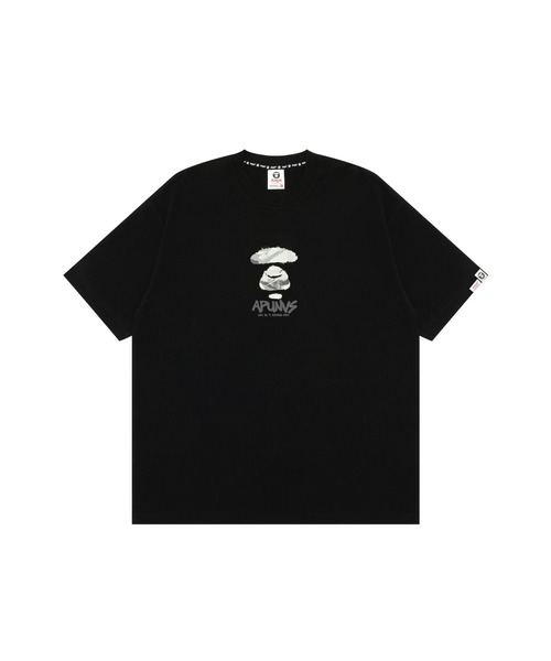 AAPE BY A BATHING APE(エーエイプバイアベイシングエイプ)の「AAPE BASIC TEE(Tシャツ/カットソー・メンズ・ブラック・LARGE/MEDIUM)」の1枚目の写真