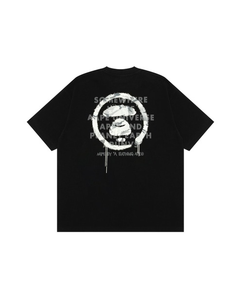 AAPE BY A BATHING APE(エーエイプバイアベイシングエイプ)の「AAPE BASIC TEE(Tシャツ/カットソー・メンズ・ブラック・LARGE/MEDIUM)」の2枚目の写真