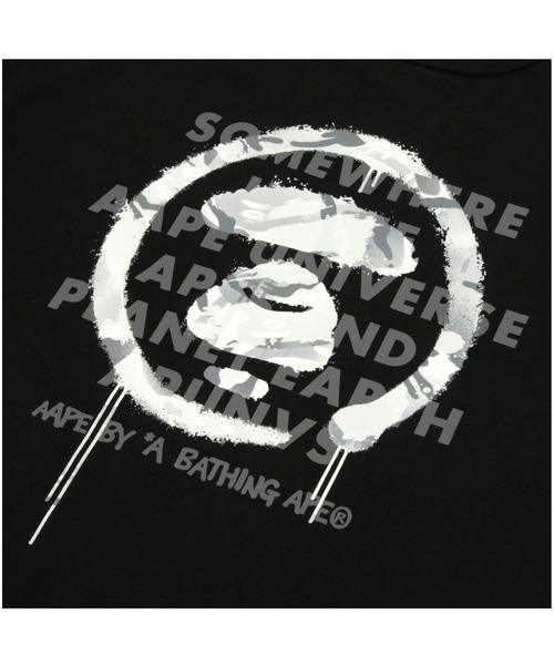 AAPE BY A BATHING APE(エーエイプバイアベイシングエイプ)の「AAPE BASIC TEE(Tシャツ/カットソー・メンズ・ブラック・LARGE/MEDIUM)」の4枚目の写真