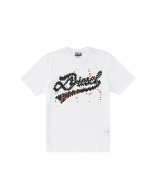 DIESEL（ディーゼル）の「メンズ Tシャツ T-JUST-FIORI（Tシャツ/カットソー・メンズ・ホワイト/ネイビー/ブラック・X-LARGE/SMALL/LARGE/MEDIUM）」の11枚目の写真