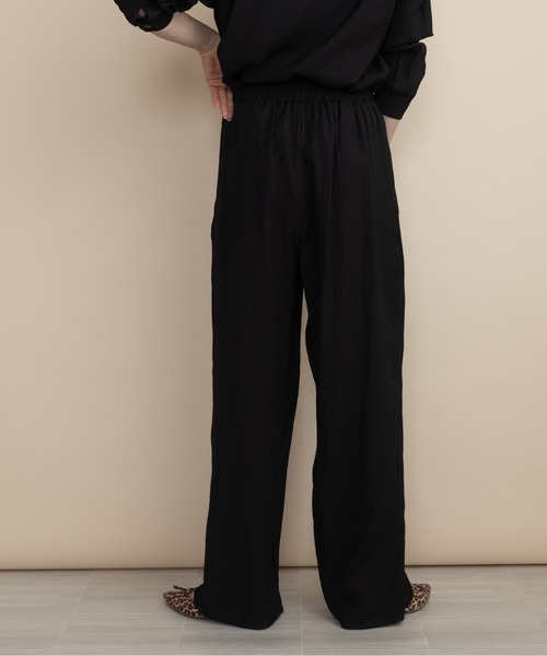 lodie（ロディ）の「【セットアップ】ボウタイリボンシャツとワイドパンツ（セットアップ・レディース・ブラウン/ブラック・FREE）」の15枚目の写真