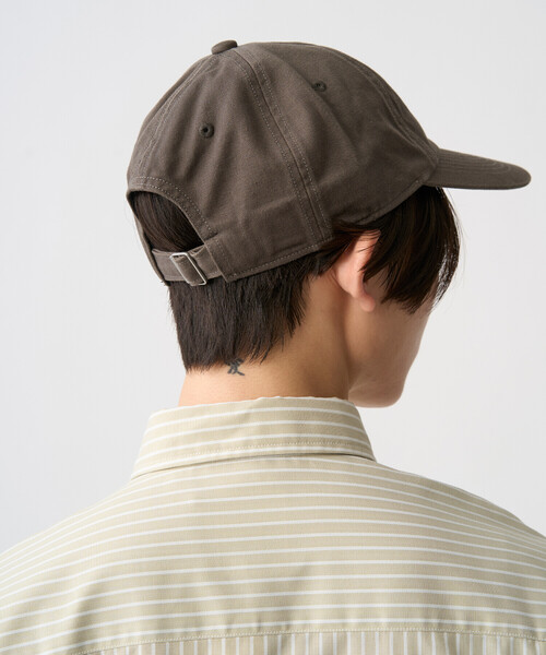 DANTON（ダントン）の「Chino Cloth 6-Panel Cap（キャップ・レディース・チャコール/ブルー系その他/ベージュ/アイボリー/ブラック・F）」の6枚目の写真