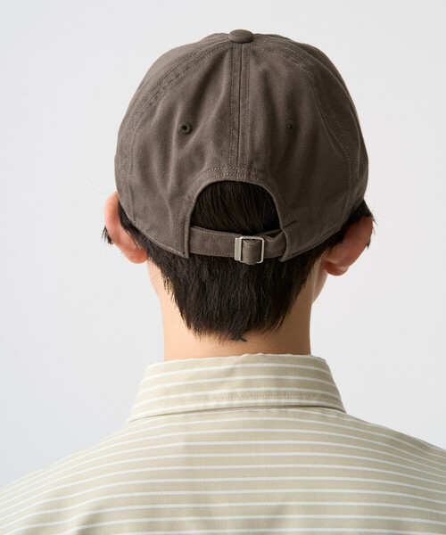 DANTON（ダントン）の「Chino Cloth 6-Panel Cap（キャップ・レディース・チャコール/ブルー系その他/ベージュ/アイボリー/ブラック・F）」の7枚目の写真