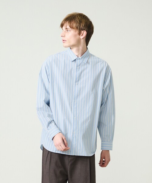 ABAHOUSE(アバハウス)の「オーバーサイズ レギュラーカラーシャツ(シャツ/ブラウス・メンズ・ブルー/ブルー系その他/ホワイト・48/46)」の20枚目の写真
