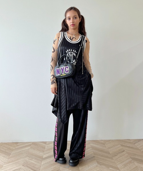 anna sui nyc(アナ スイ エヌ ワイ シー)の「クロシェトラックパンツ(その他パンツ・レディース・オレンジ/ブラック/サックスブルー・FREE)」の11枚目の写真