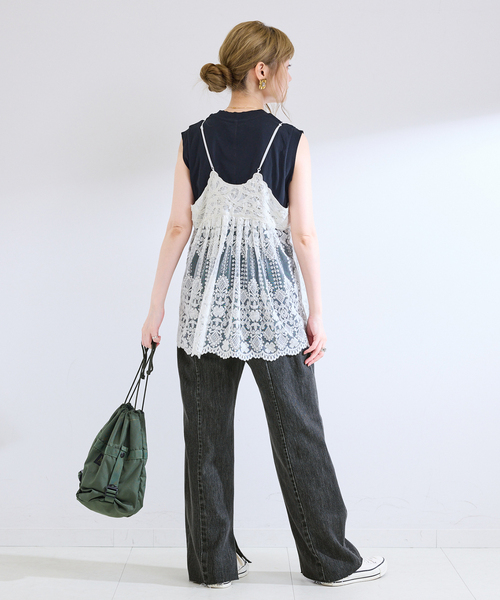 B.C STOCK(ベーセーストック)の「ウォッシャブル / DU JOUR / デュ ジュール PIN SEAM TAPER JEAN(デニムパンツ・レディース・グレー/ブルー・36/38)」の11枚目の写真