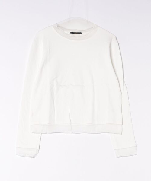 Ritzy(リッツィー)の「クルーネック・長袖シアーレイヤードカットソー(Tシャツ/カットソー・レディース・ブラック/グレー/ホワイト・LARGE/MEDIUM)」の19枚目の写真
