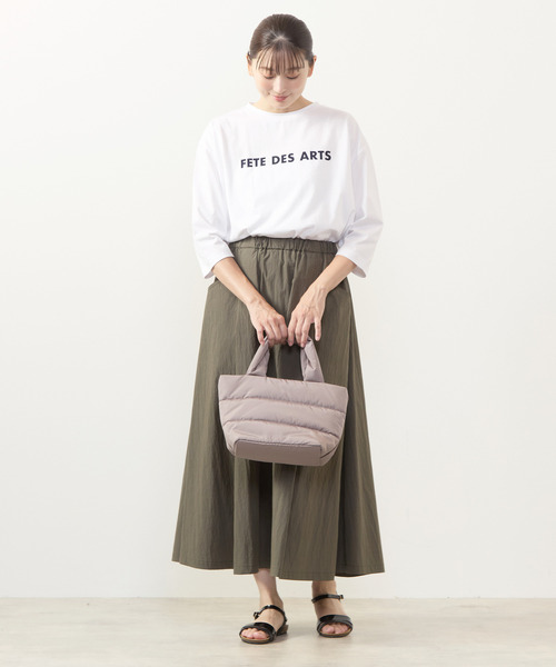 MELROSE claire（メルローズ クレール）の「【編み込みトート】（トートバッグ・レディース・チャコールグレー/グレイッシュベージュ/ブラック・FREE）」の9枚目の写真