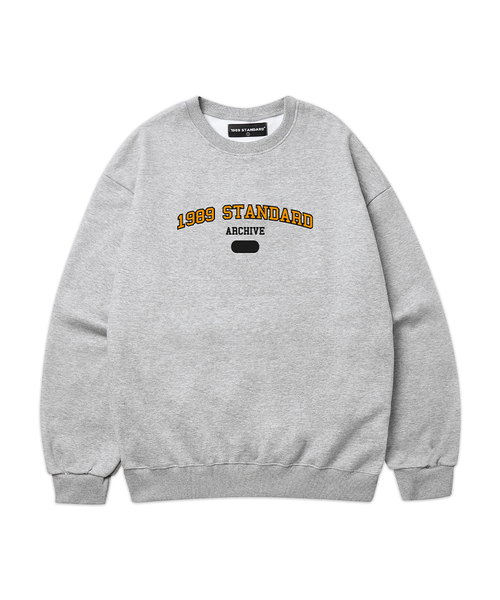 1989STANDARD(1989スタンダード)の「1989 ARCHIVE スウェット (STMSTD-0250)(スウェット・メンズ・ダークグレー/ブラック/ネイビー/バーガンディー/オートミール/ライトグレー・MEDIUM/LARGE/X-LARGE)」の3枚目の写真