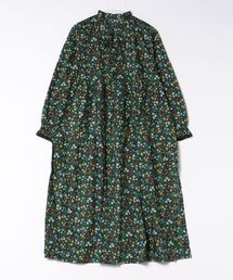 キッドブルー -26AW LIBERTYプリント -長袖ワンピース -KOER514 -kidblue