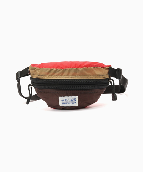 JOURNAL STANDARD(ジャーナルスタンダード)の「BATTLE LAKE / バトルレイク 別注 WAIST POUCH RIPSTOP(ショルダーバッグ・メンズ・ブラウン/カーキ・FREE)」の3枚目の写真