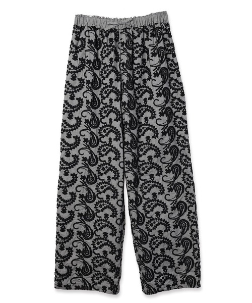 mintdesigns(ミントデザインズ)の「Layered Paisley Volume Pants(その他パンツ・レディース・サックスブルー/ブラック・ONESIZE)」の9枚目の写真