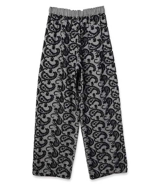 mintdesigns(ミントデザインズ)の「Layered Paisley Volume Pants(その他パンツ・レディース・サックスブルー/ブラック・ONESIZE)」の10枚目の写真
