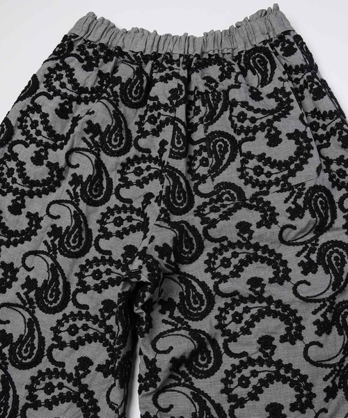 mintdesigns(ミントデザインズ)の「Layered Paisley Volume Pants(その他パンツ・レディース・サックスブルー/ブラック・ONESIZE)」の11枚目の写真