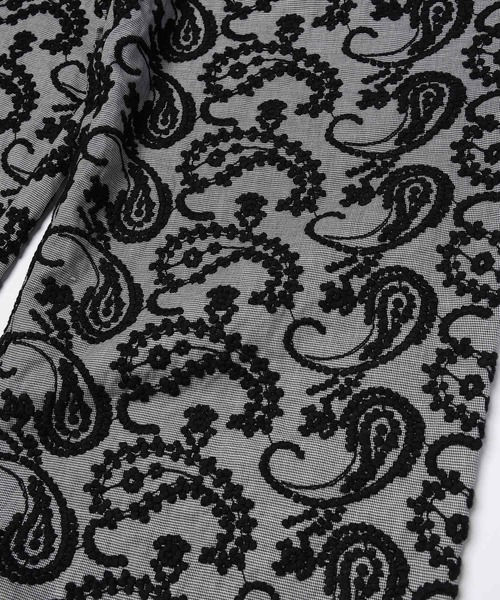 mintdesigns(ミントデザインズ)の「Layered Paisley Volume Pants(その他パンツ・レディース・サックスブルー/ブラック・ONESIZE)」の12枚目の写真