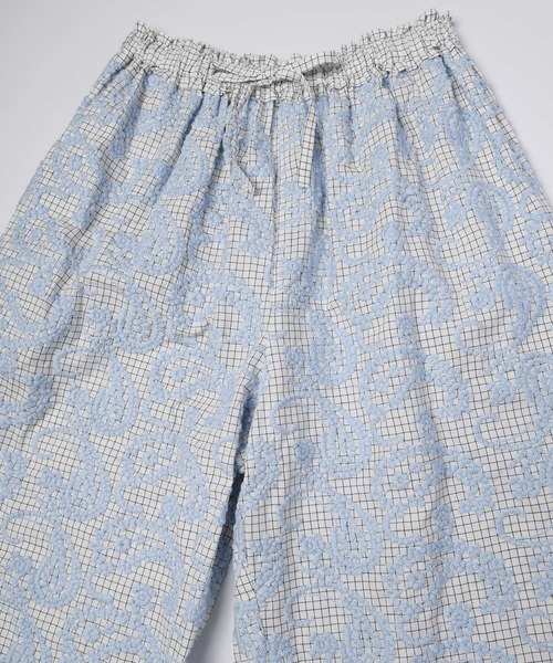 mintdesigns(ミントデザインズ)の「Layered Paisley Volume Pants(その他パンツ・レディース・サックスブルー/ブラック・ONESIZE)」の14枚目の写真