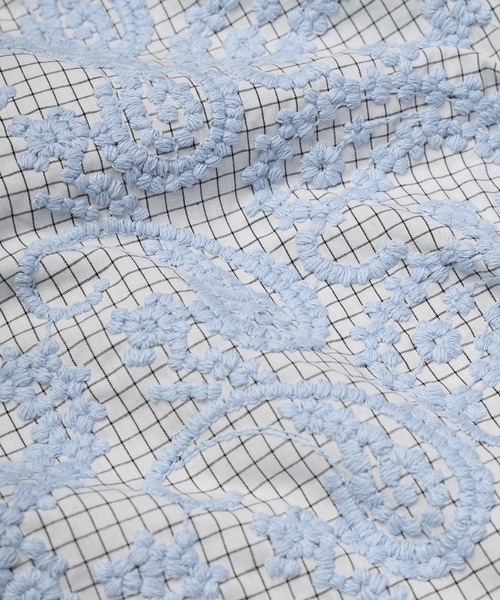 mintdesigns(ミントデザインズ)の「Layered Paisley Volume Pants(その他パンツ・レディース・サックスブルー/ブラック・ONESIZE)」の17枚目の写真