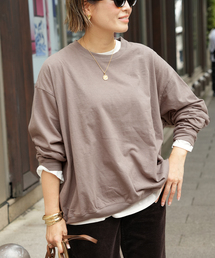 CALUX | 【CALUX/キャラクス】RIB ロングスリーブ Tシャツ(Tシャツ/カットソー)