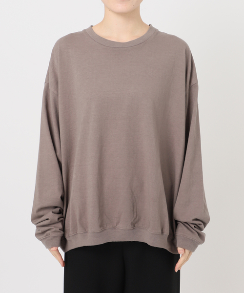 CALUX（キャラクス）の「【CALUX/キャラクス】RIB ロングスリーブ Tシャツ（Tシャツ/カットソー・レディース・モカ・FREE）」の9枚目の写真