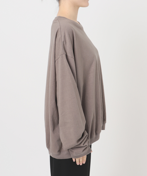 CALUX（キャラクス）の「【CALUX/キャラクス】RIB ロングスリーブ Tシャツ（Tシャツ/カットソー・レディース・モカ・FREE）」の16枚目の写真