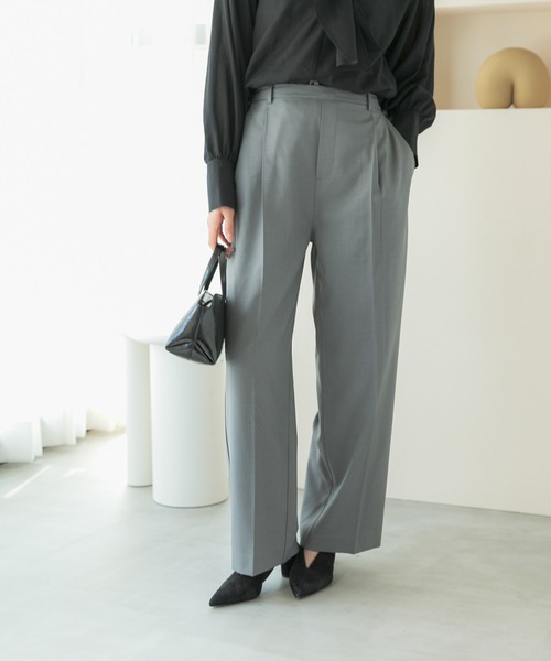 URBAN RESEARCH ROSSO WOMEN(アーバンリサーチ ロッソ)の「イージストレッチパンツ(その他パンツ・レディース・ブラウン/ライトグレー/スミクロ・36/38)」の2枚目の写真