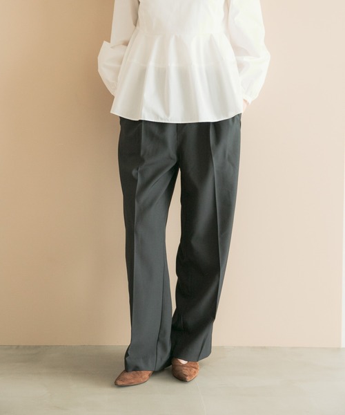 URBAN RESEARCH ROSSO WOMEN(アーバンリサーチ ロッソ)の「イージストレッチパンツ(その他パンツ・レディース・ブラウン/ライトグレー/スミクロ・36/38)」の4枚目の写真