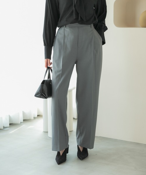 URBAN RESEARCH ROSSO WOMEN(アーバンリサーチ ロッソ)の「イージストレッチパンツ(その他パンツ・レディース・ブラウン/ライトグレー/スミクロ・36/38)」の20枚目の写真