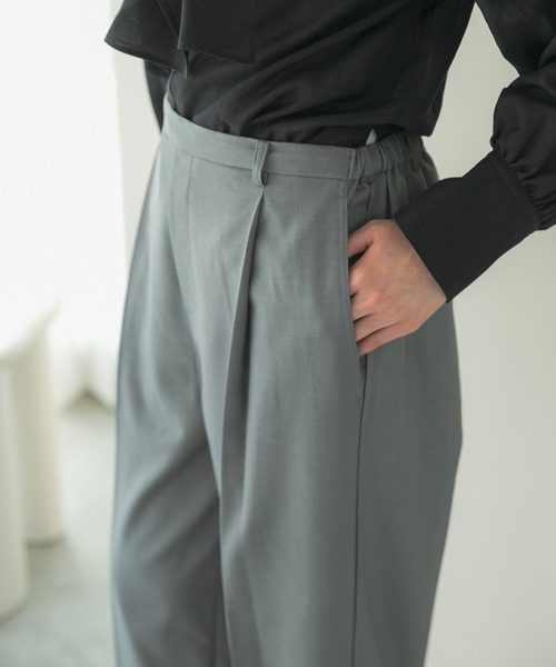 URBAN RESEARCH ROSSO WOMEN(アーバンリサーチ ロッソ)の「イージストレッチパンツ(その他パンツ・レディース・ブラウン/ライトグレー/スミクロ・36/38)」の15枚目の写真