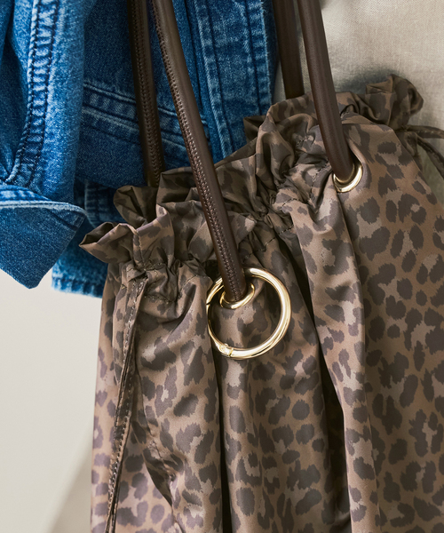 Spick & Span(スピックアンドスパン)の「《WEB限定 / 追加》別注 Spick & Span LEOPARD TOTE(トートバッグ・レディース・ブラウン・FREE)」の11枚目の写真