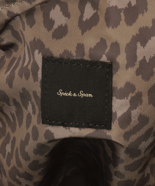 Spick & Span(スピックアンドスパン)の「《WEB限定 / 追加》別注 Spick & Span LEOPARD TOTE(トートバッグ・レディース・ブラウン・FREE)」の8枚目の写真