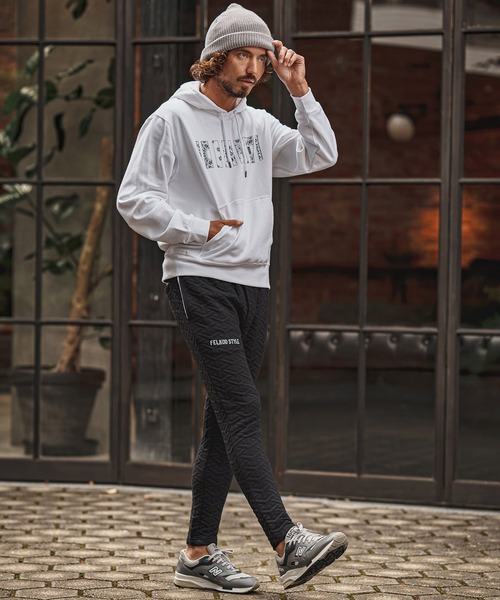 felkod(フィルコッド)の「mpa4259- Bandana Barcode Print Hoodie バンダナ柄バーコードプリントパーカー(F26F210)(パーカー・メンズ・ホワイト/ブラック/ライトピンク・L/M/S/XL)」の10枚目の写真