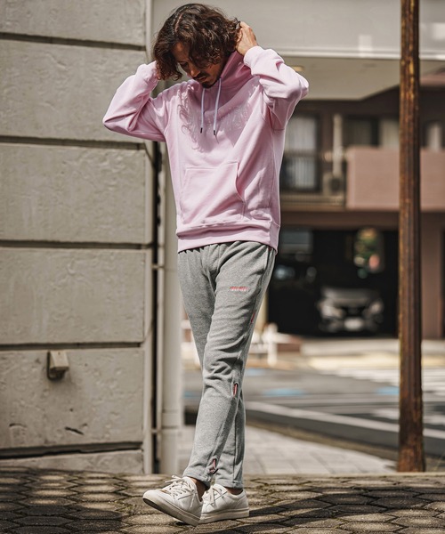 felkod(フィルコッド)の「mpa4259- Bandana Barcode Print Hoodie バンダナ柄バーコードプリントパーカー(F26F210)(パーカー・メンズ・ホワイト/ブラック/ライトピンク・L/M/S/XL)」の15枚目の写真