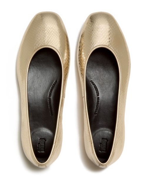 fitflop(フィットフロップ)の「【fitflop】DELICATO スネーク メタリック バレリーナ(バレエシューズ・レディース・ゴールド系/シルバー・US5/US6.5/US6/US5.5/US8/US7.5/US7)」の11枚目の写真