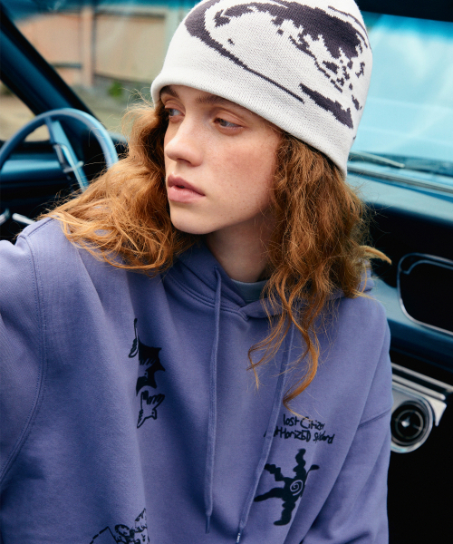 LMCの「STAMP GRAPHIC HOODIE light blue(パーカー・レディース・その他・SMALL/MEDIUM/LARGE/X-LARGE)」の3枚目の写真
