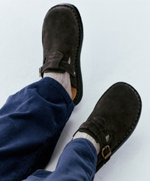 JERUSALEM SANDALS（エルサレム サンダル）の「3003 SAWYER SUEDE-DARK GRAY (ソーヤースエード)（サンダル）」