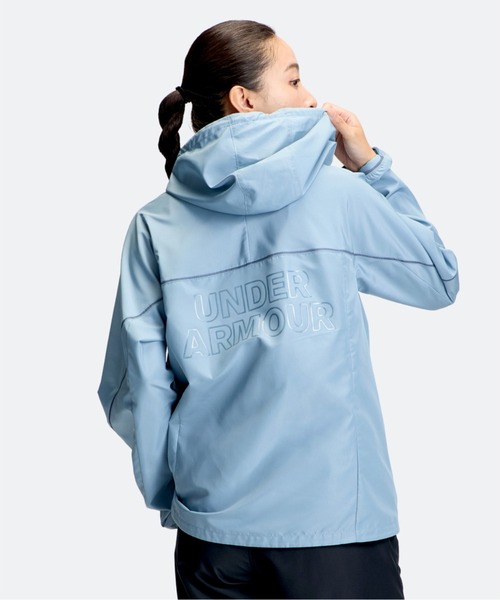 UNDER ARMOUR（アンダーアーマー）の「アンダーアーマー UNDER ARMOUR UAノーライナー ウーブン ジャケット（ナイロンジャケット・レディース・ブラック/ネイビー・L/S/M/XL）」の3枚目の写真