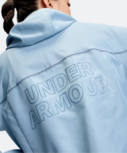 UNDER ARMOUR（アンダーアーマー）の「アンダーアーマー UNDER ARMOUR UAノーライナー ウーブン ジャケット（ナイロンジャケット・レディース・ブラック/ネイビー・L/S/M/XL）」の6枚目の写真