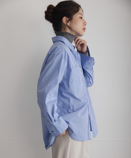 URBAN RESEARCH Sonny Label(アーバンリサーチサニーレーベル)の「『UR TECH』蓄熱ハイネックメロウプルオーバー(Tシャツ/カットソー・レディース・グレー系その他/チャコールグレー/ブラック/オフホワイト・FREE)」の10枚目の写真