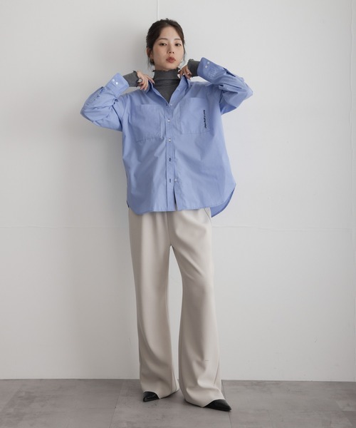 URBAN RESEARCH Sonny Label(アーバンリサーチサニーレーベル)の「『UR TECH』蓄熱ハイネックメロウプルオーバー(Tシャツ/カットソー・レディース・グレー系その他/チャコールグレー/ブラック/オフホワイト・FREE)」の11枚目の写真
