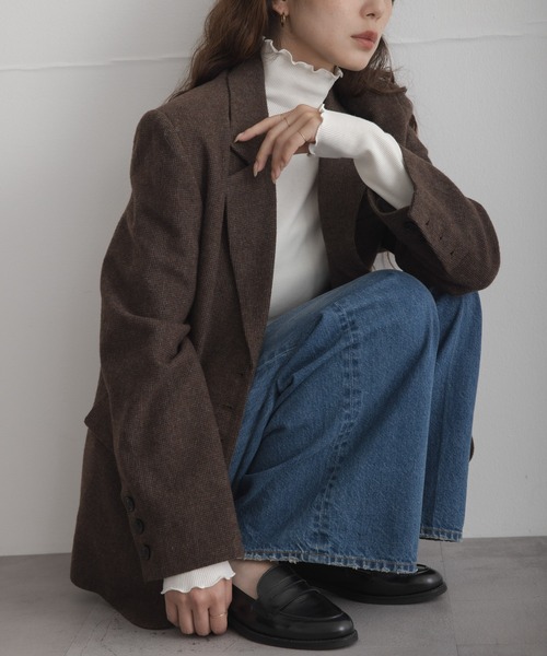 URBAN RESEARCH Sonny Label(アーバンリサーチサニーレーベル)の「『UR TECH』蓄熱ハイネックメロウプルオーバー(Tシャツ/カットソー・レディース・グレー系その他/チャコールグレー/ブラック/オフホワイト・FREE)」の17枚目の写真