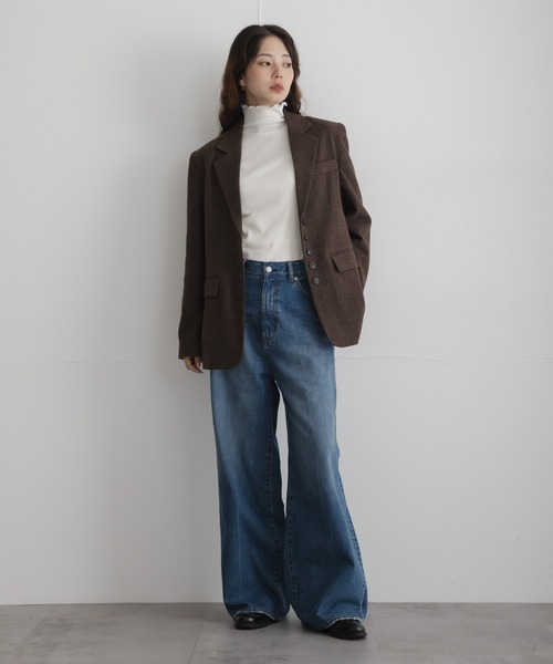 URBAN RESEARCH Sonny Label(アーバンリサーチサニーレーベル)の「『UR TECH』蓄熱ハイネックメロウプルオーバー(Tシャツ/カットソー・レディース・グレー系その他/チャコールグレー/ブラック/オフホワイト・FREE)」の18枚目の写真
