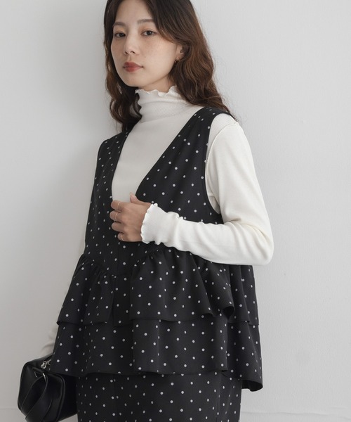 URBAN RESEARCH Sonny Label(アーバンリサーチサニーレーベル)の「『UR TECH』蓄熱ハイネックメロウプルオーバー(Tシャツ/カットソー・レディース・グレー系その他/チャコールグレー/ブラック/オフホワイト・FREE)」の20枚目の写真