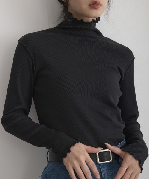 URBAN RESEARCH Sonny Label(アーバンリサーチサニーレーベル)の「『UR TECH』蓄熱ハイネックメロウプルオーバー(Tシャツ/カットソー・レディース・グレー系その他/チャコールグレー/ブラック/オフホワイト・FREE)」の22枚目の写真