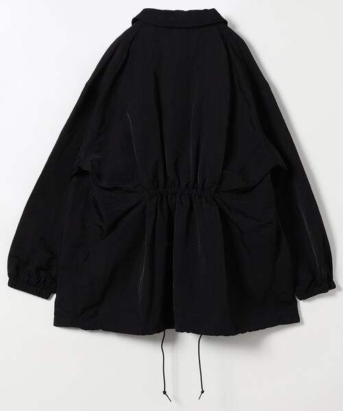 FREAK'S STORE(フリークスストア)の「crinkle crinkle crinkle/クリンクルクリンクルクリンクル gather monster coach jacket/ギャザー モンスターコーチジャケット(ナイロンジャケット・レディース・ネイビー/ブラック・フリ-)」の3枚目の写真
