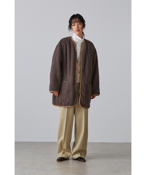 YLEVE(イレーヴ)の「YLEVE / WOOL RAYON TWILL TR(その他パンツ・レディース・ベージュ・2/1/0)」の6枚目の写真
